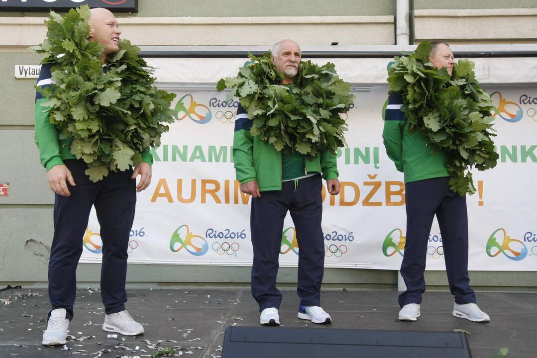 Olimpinė bronza parvežta į Klaipėdą