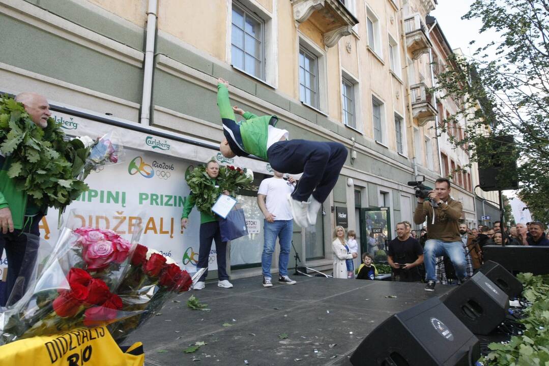 Olimpinė bronza parvežta į Klaipėdą