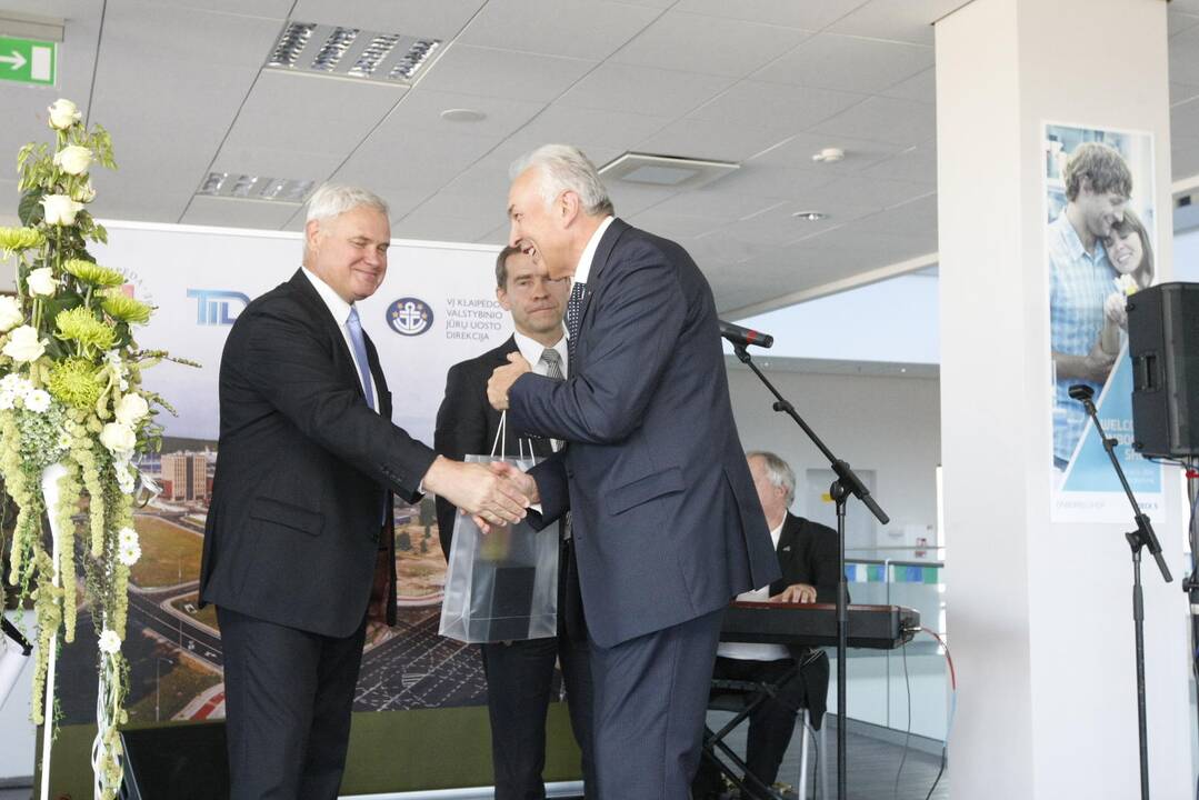 Klaipėdoje oficialiai atidaryta rekonstruota sankryža