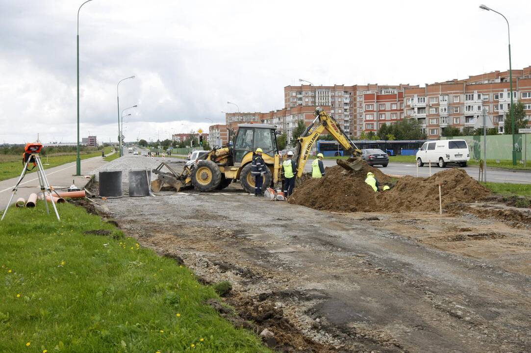 Jūrininkų prospekte prasidėjo remontas