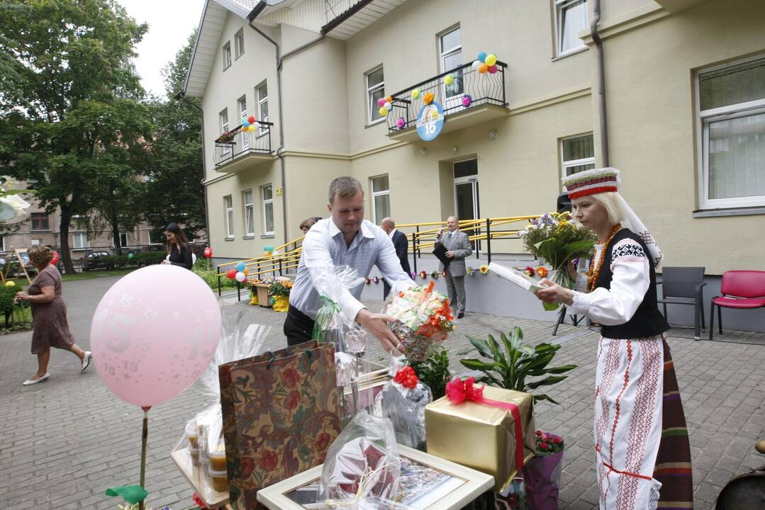 Senelių namuose – sukakties džiaugsmas