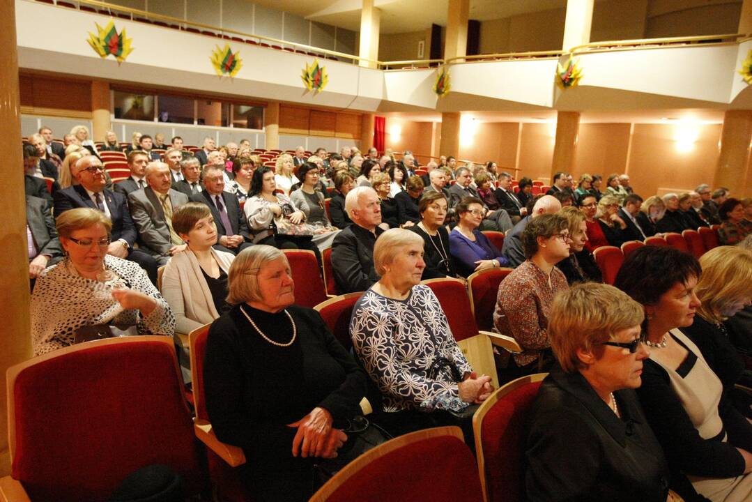 Iškilmingo minėjimo metu džiaugėsi Lietuvos pasiekimais