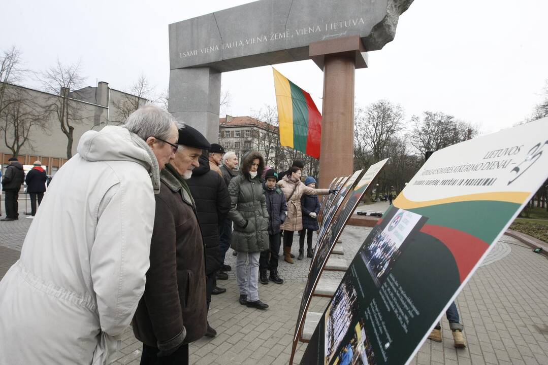 Paroda priminė apie Lietuvos nepriklausomybės atkūrimą