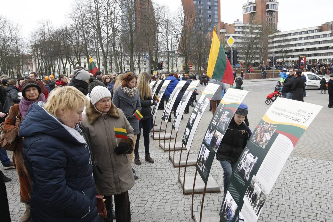 Paroda priminė apie Lietuvos nepriklausomybės atkūrimą