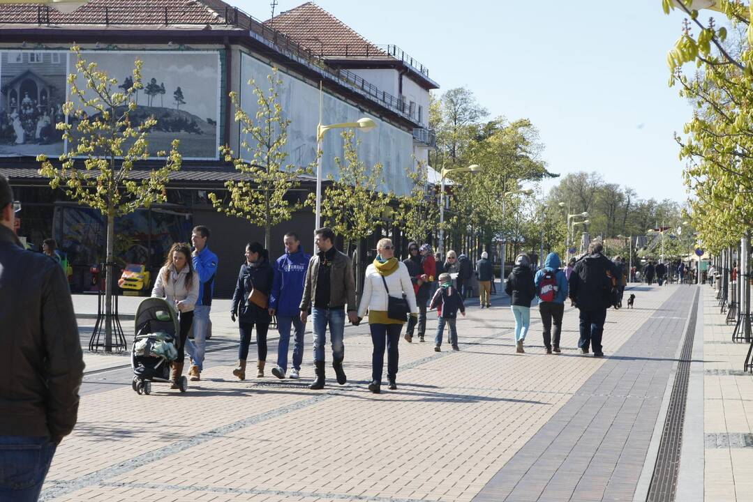 Palangoje nutrauktas elektros tiekimas