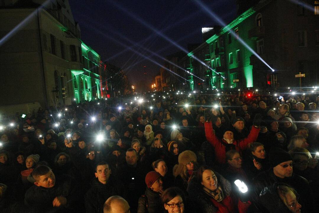 Klaipėdos šviesų festivalio atidarymas
