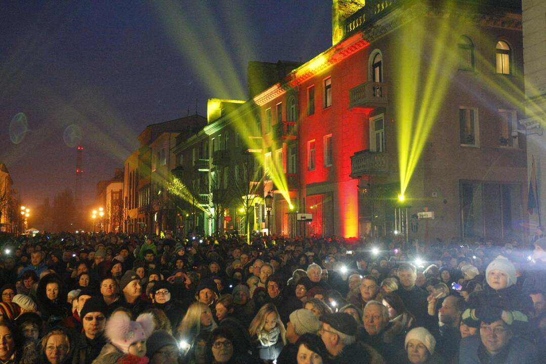 Klaipėdos šviesų festivalio atidarymas