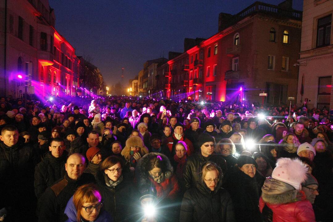 Klaipėdos šviesų festivalio atidarymas