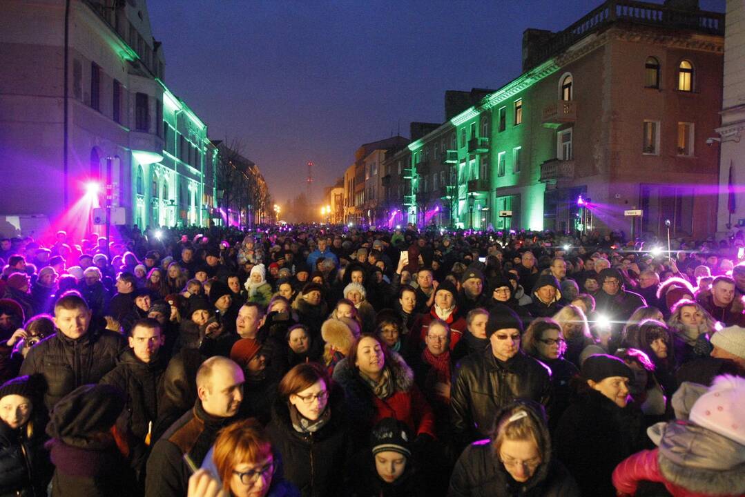 Klaipėdos šviesų festivalio atidarymas