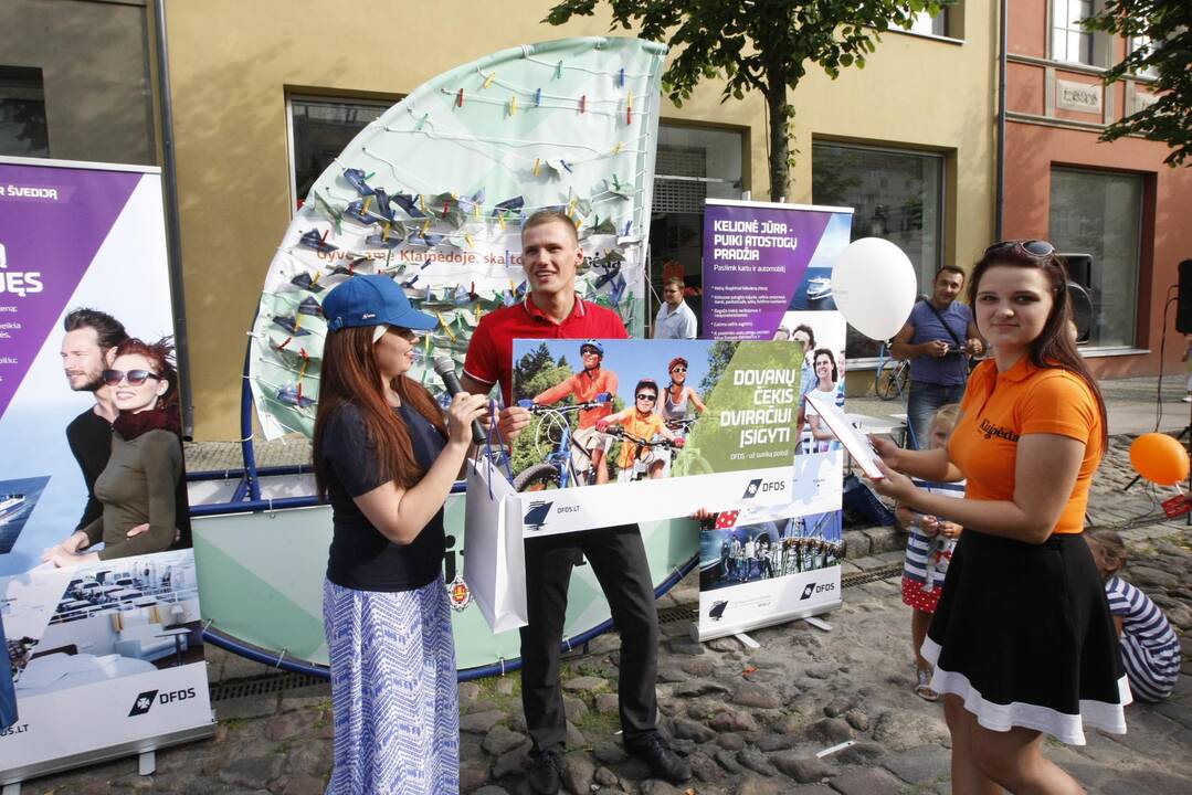 Kompanijos „DFDS Seaways“ prizą laimėjo būsimas laivų mechanikas 
