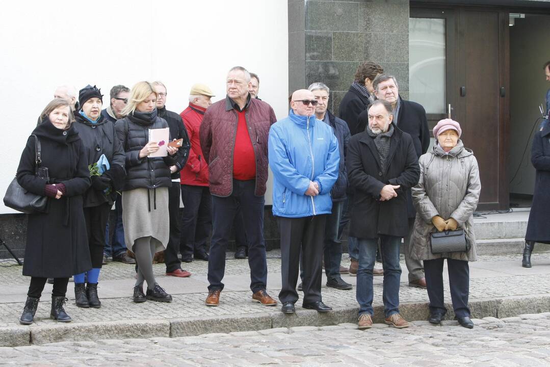 Legendiniam aktoriui V. Kancleriui – memorialinė lenta