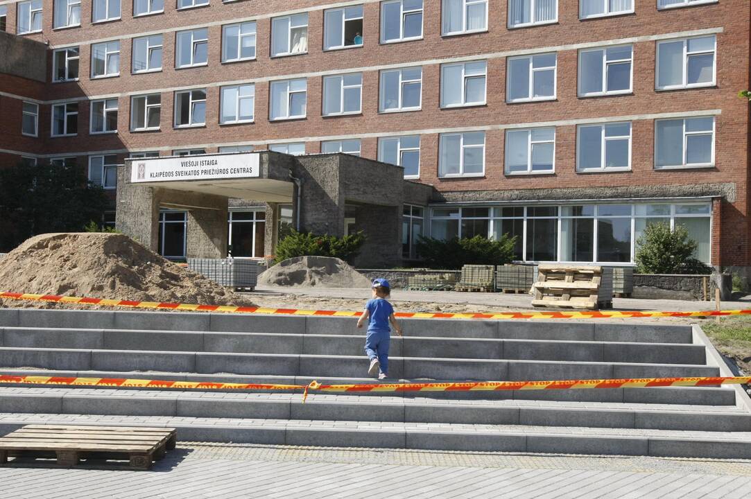 Prie poliklinikos uostamiestyje – pokyčiai