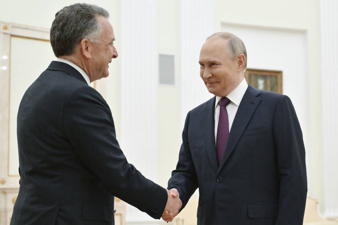 Putinas Maskvoje susitiko su Trumpo pasiuntiniu Witkoffu