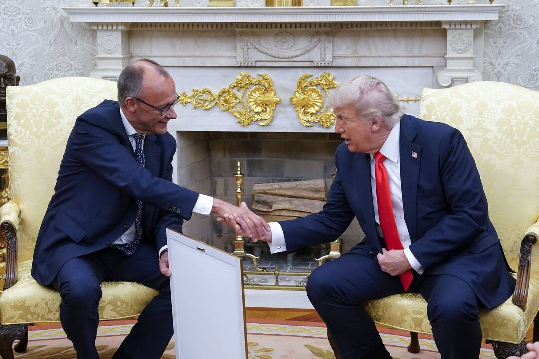 Trumpas priėmė kvietimą apsilankyti Vokietijoje