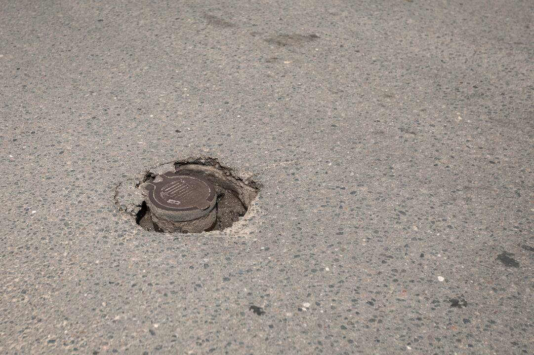 Žemaičių gatvės kalno nuošliauža