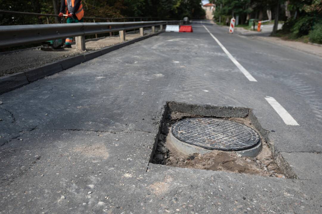 Žemaičių gatvės kalno nuošliauža