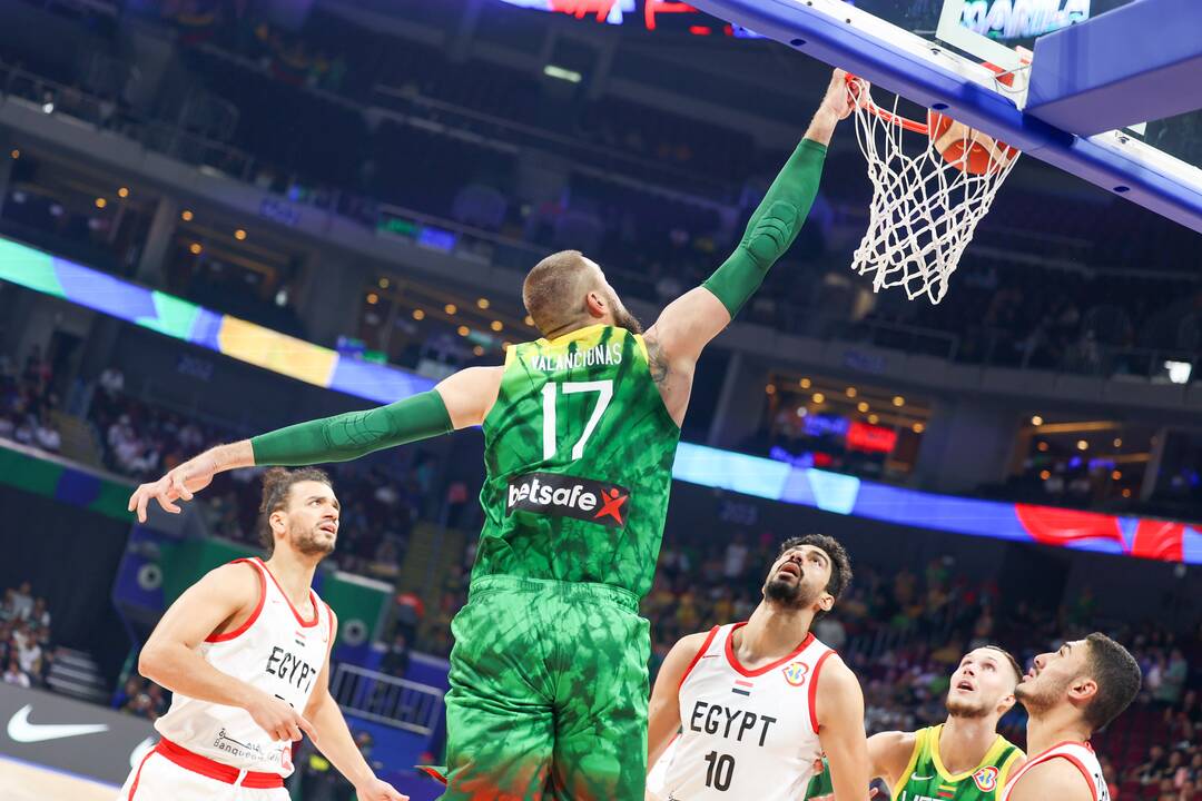 Pasaulio krepšinio čempionatas Filipinuose: Lietuva – Egiptas
