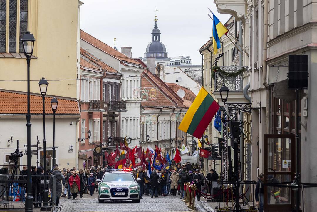 Šventinė jaunimo eisena „Lietuvos valstybės keliu“