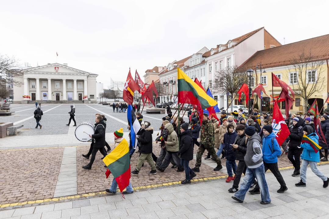 Šventinė jaunimo eisena „Lietuvos valstybės keliu“