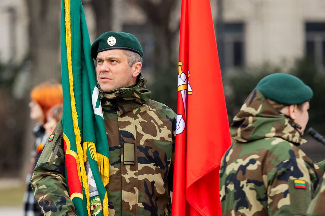 Šaulių priesaikos ir jaunųjų šaulių pasižadėjimo ceremonija