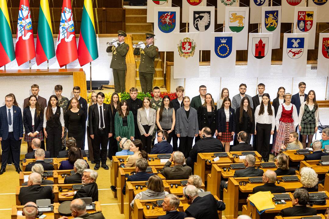 Kovo 11-osios iškilmingas minėjimas Seime