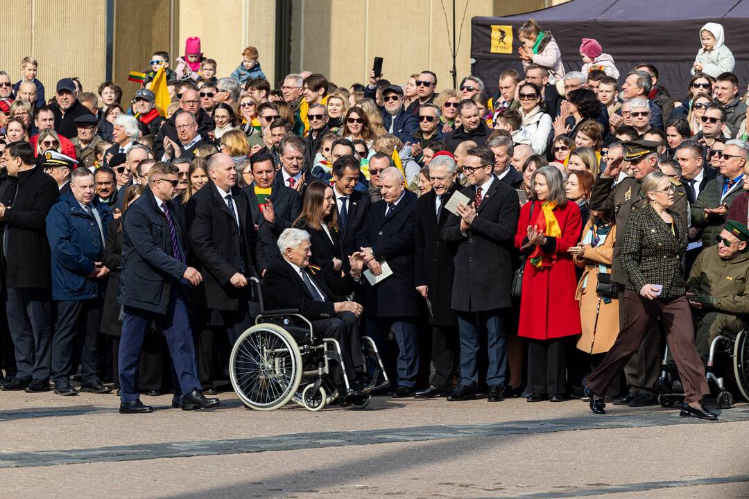 Baltijos valstybių vėliavų pakėlimo ceremonija 2025 m.