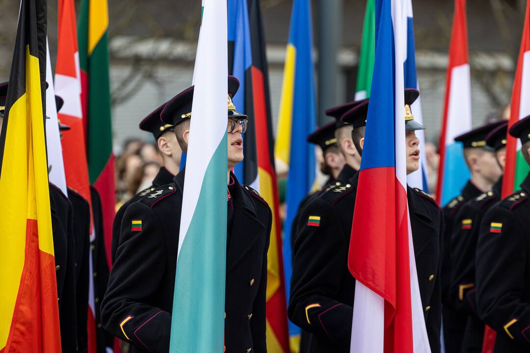 Baltijos valstybių vėliavų pakėlimo ceremonija 2025 m.