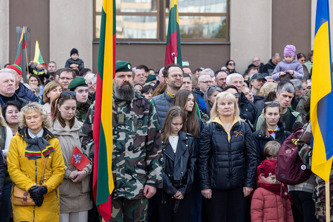 Baltijos valstybių vėliavų pakėlimo ceremonija 2025 m.