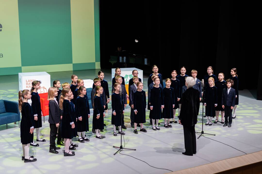 Lietuvos moksleivių dainų šventės spaudos konferencija