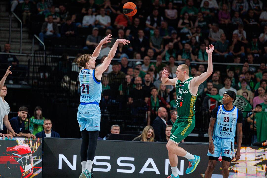 LKL rungtynėse – Kauno „Žalgiris“ ir Jonavos „CBet“