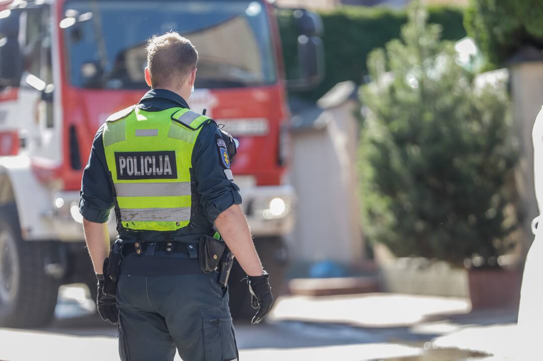 Vilijampolėje degė gyvenamasis namas