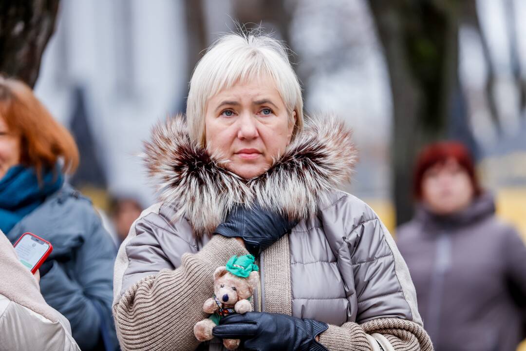 Prie Kauno savivaldybės tėvai protestuoja prieš skiepus vaikams