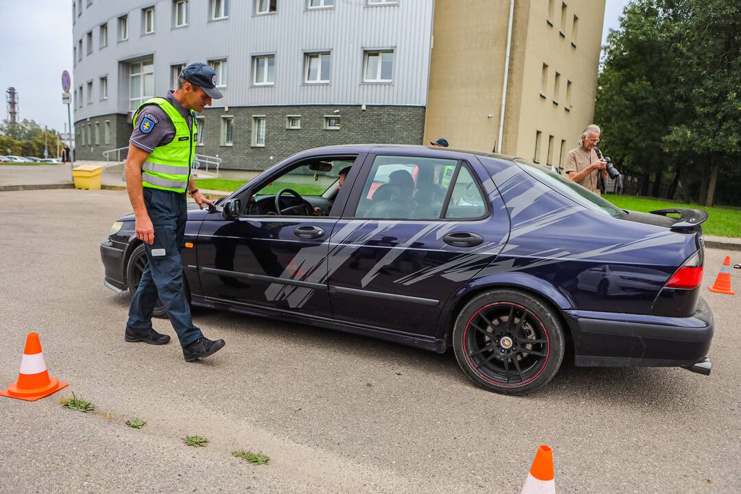 Transporto priemonių triukšmo lygio patikra