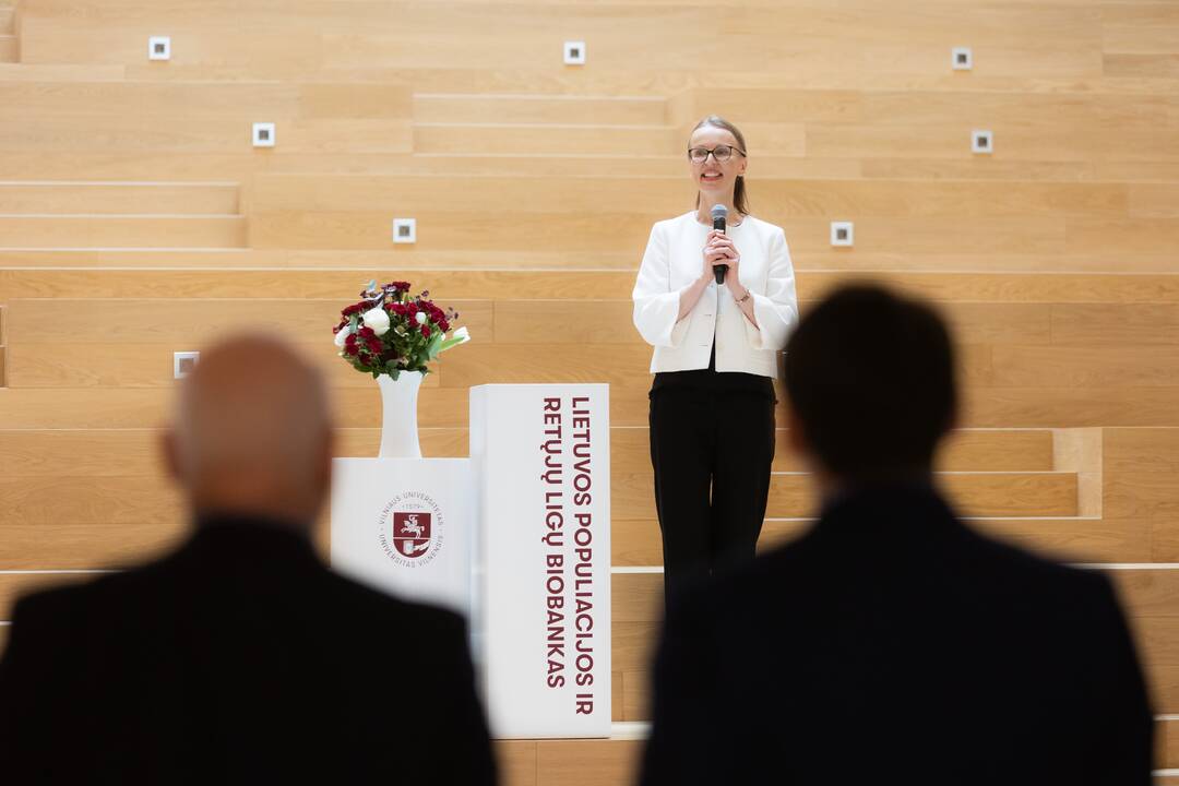 Vilniaus universiteto Medicinos mokslų centre įvyko pirmojo šalyje populiacinio biobanko atidarymas
