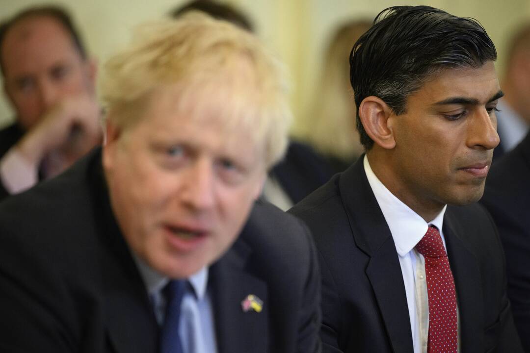 Borisas Johnsonas ir Rishi Sunakas