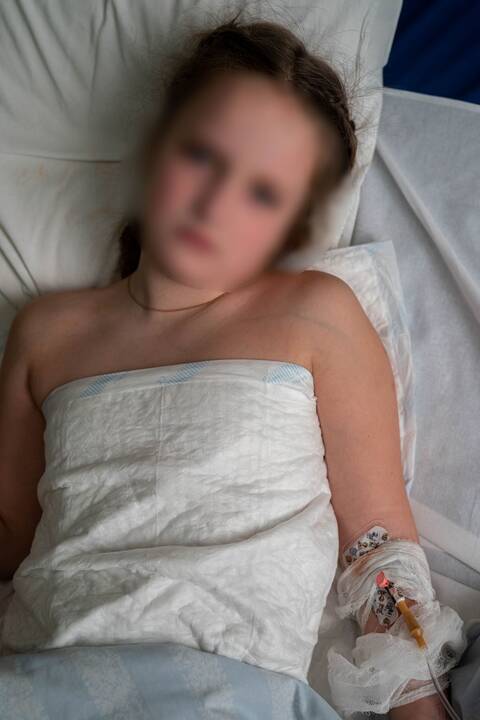 Ukrainos medikų kasdienybė: nuotraukos iš vaikų ligoninės Kyjive