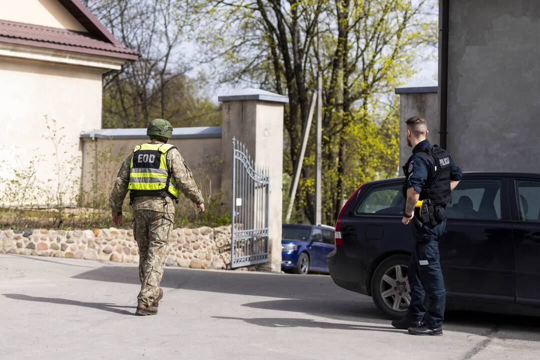  Vilniuje, Liepkalnio gatvėje, rastas sprogmuo