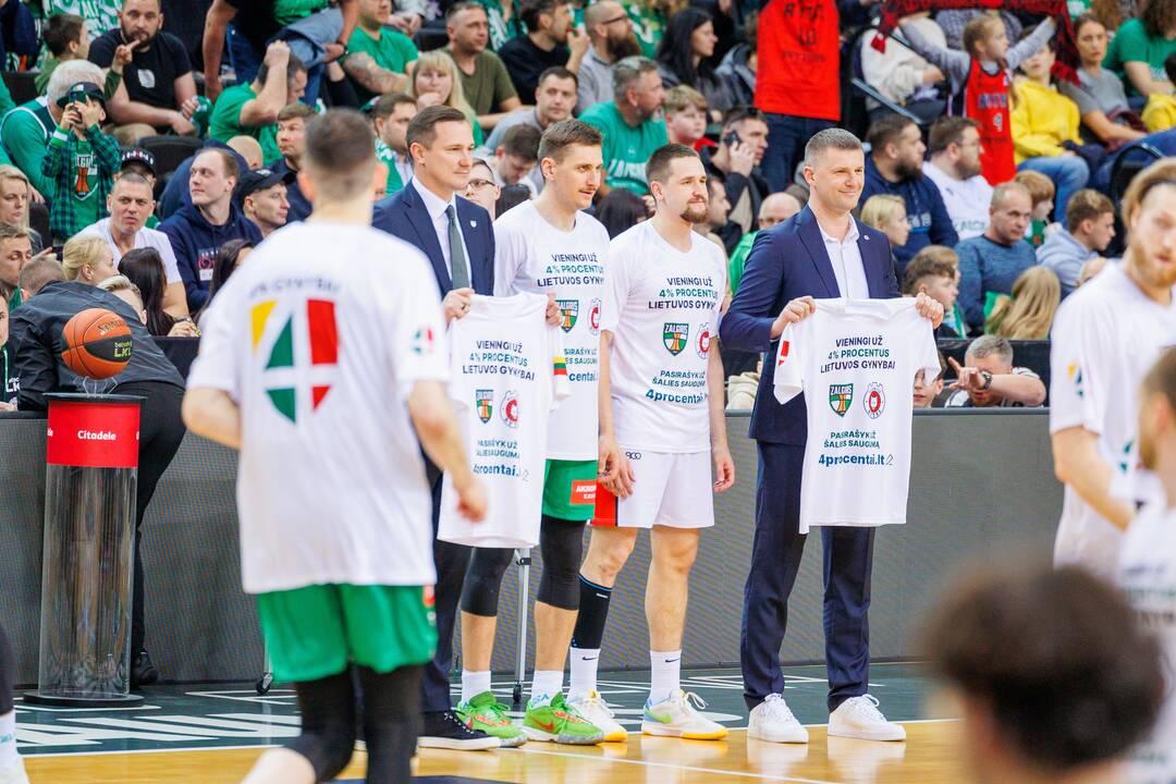 LKL rungtynės: Kauno „Žalgiris“ ir Vilniaus „Rytas“