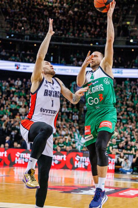 LKL rungtynės: Kauno „Žalgiris“ ir Vilniaus „Rytas“