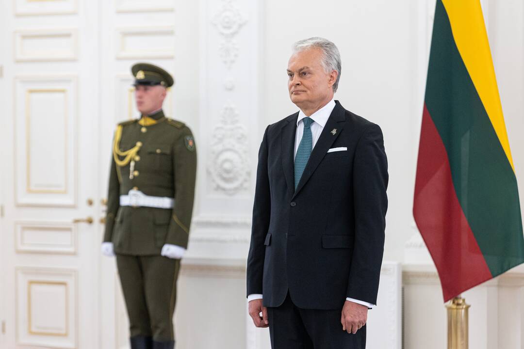 Lietuvos Respublikos Prezidentas G. Nausėda įteikė valstybės apdovanojimus