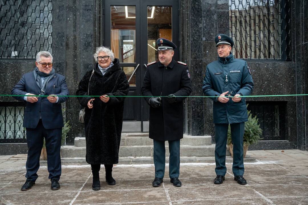 Oficialiai atidarytas Kauno Vyriausiasis policijos komisariatas