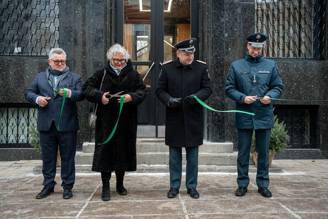 Oficialiai atidarytas Kauno Vyriausiasis policijos komisariatas