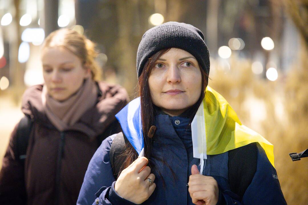 Kaune paminėtos trečiosios karo Ukrainoje metinės