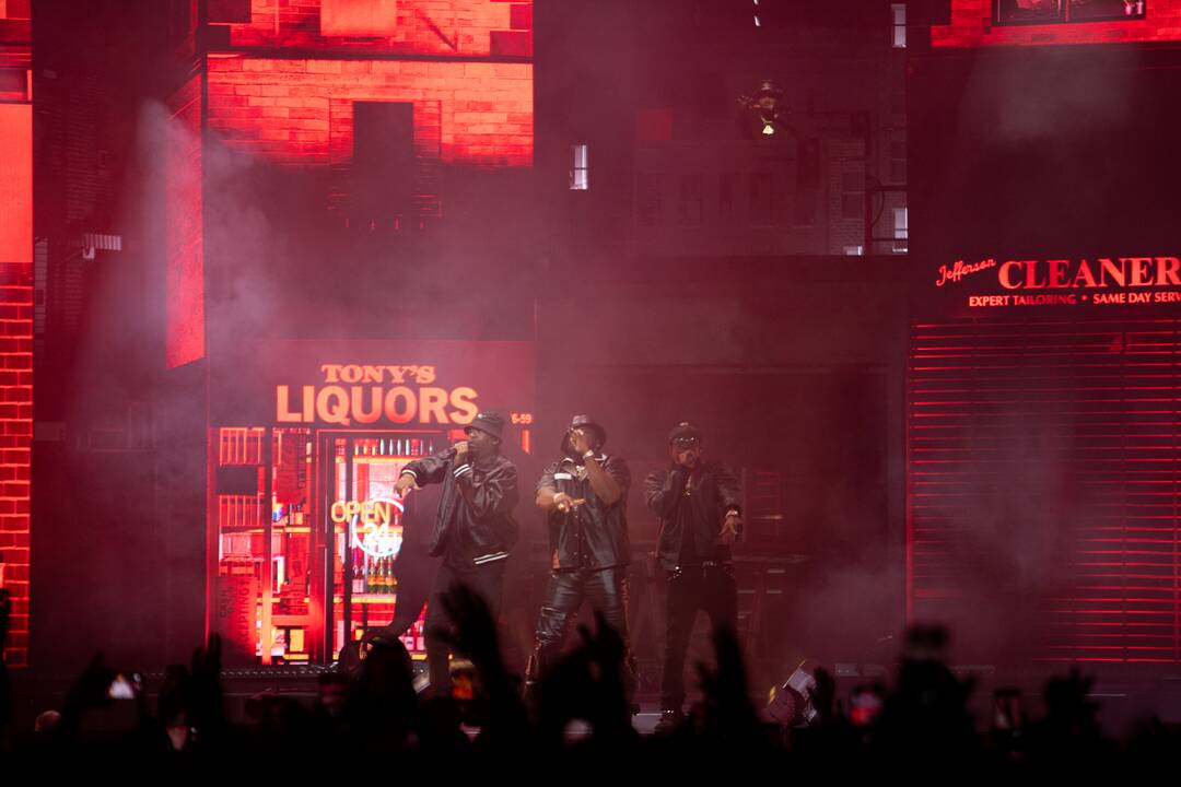 „50 Cent" užkūrė kiečiausią hiphopo vakarėlį