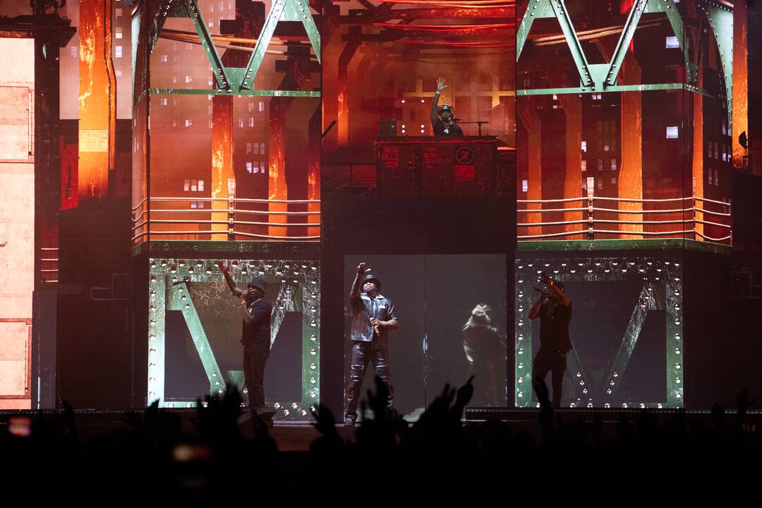„50 Cent" užkūrė kiečiausią hiphopo vakarėlį