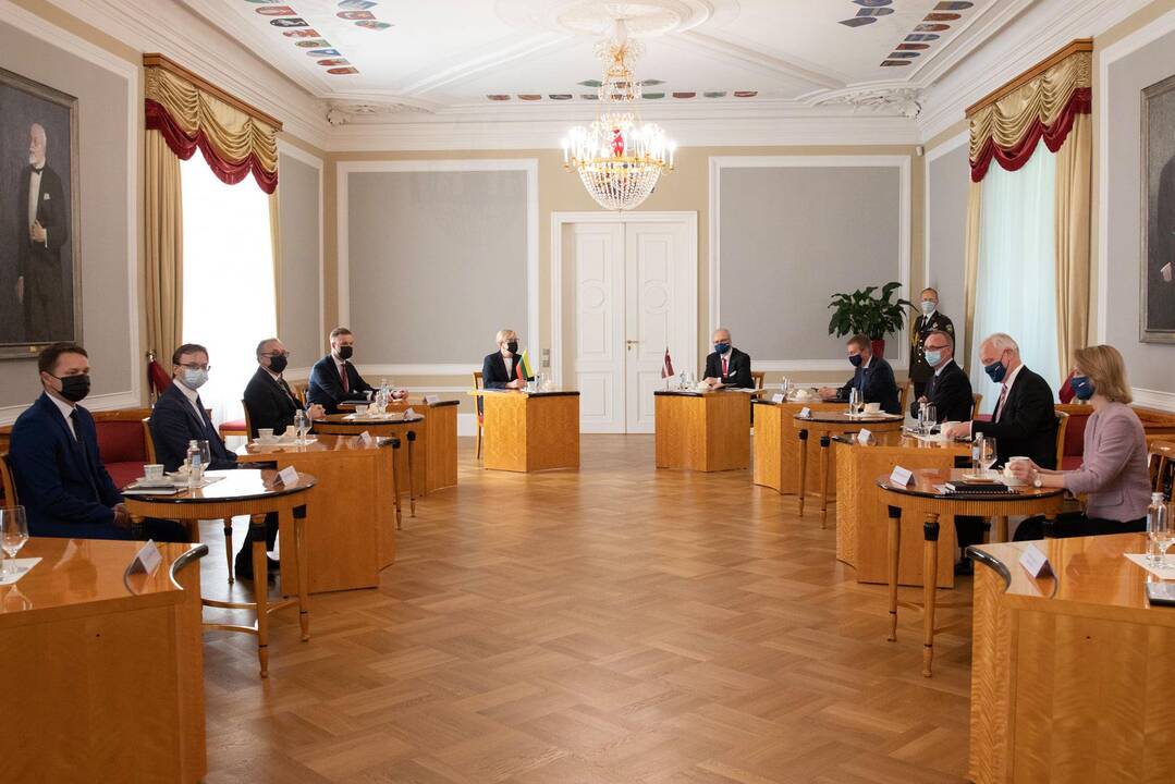 I. Šimonytės vizitas Latvijoje