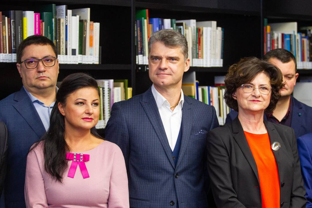 A. Zuokas pristatė savo komandą