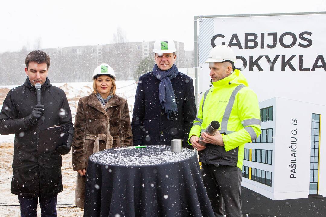 Vilniuje statoma nauja mokykla