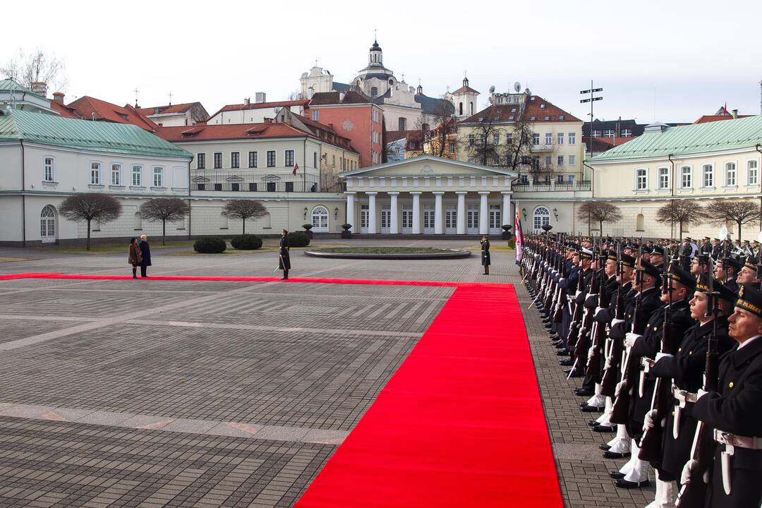 Į Lietuvą atvyko Gruzijos prezidentė