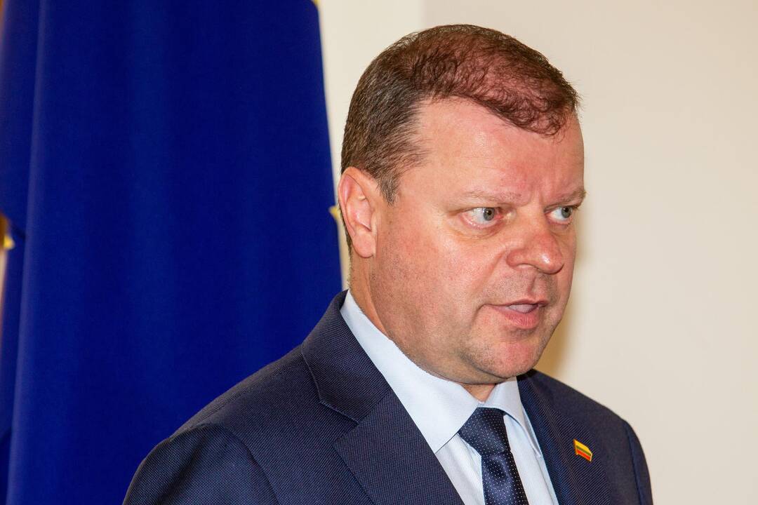 S. Skvernelio spaudos konferencija